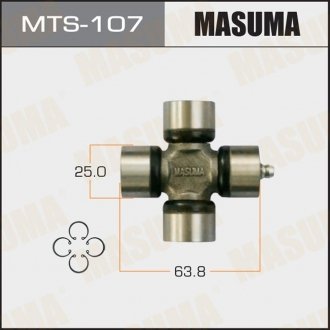 Фото автозапчастини хрестовина карданного валу (25x63.8) Suzuki Jimny (00-) (MTS-107) MASUMA MTS107