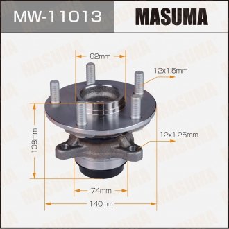 Ступица колеса передний CROWN GS300 / GRS200GRS190L(with ABS)LH MASUMA MW11013