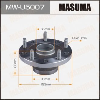 Ступица колеса передн FORD TRANSIT 11- MASUMA MWU5007