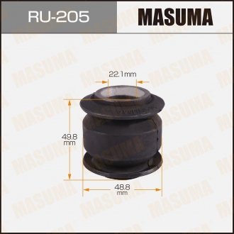 Сайлентблок заднего продольного рычага Nissan Pathfinder (-05) MASUMA RU205