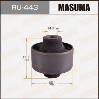Сайлентблок переднего нижнего рычага передний Honda CR-V (01-06) MASUMA RU443 (фото 1)