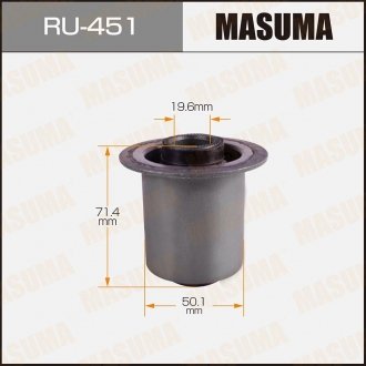 Сайлентблок заднего рычага внутренний Toyota Hiace (00-11) MASUMA RU451 (фото 1)