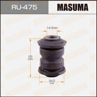 Сайлентблок переднего нижнего рычага Nissan Almera Classic (06-12) MASUM MASUMA RU475 (фото 1)