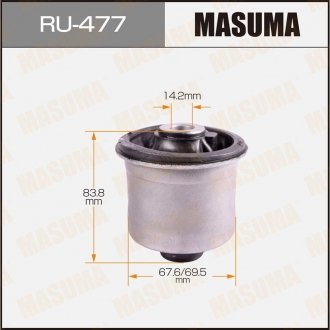 Сайлентблок MASUMA RU477 (фото 1)