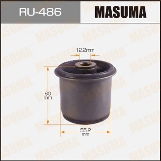 Сайлентблок кронштейна дифференциала заднего Nissan X-Trail (00-07) MASU MASUMA RU486 (фото 1)