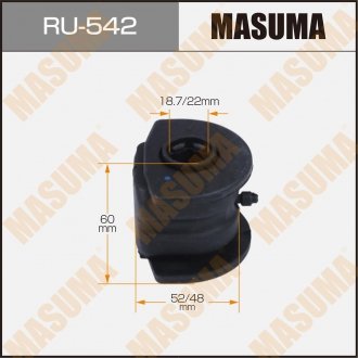 Сайлентблок переднего нижнего рычага задний Honda HR-V (02-06) MASUMA RU542 (фото 1)