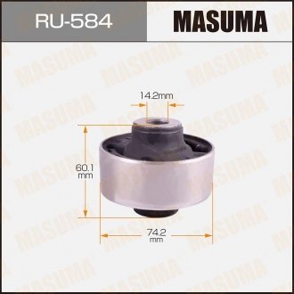 Сайлентблок переднего нижнего рычага передний Honda Accord (02-13) MASUM MASUMA RU584