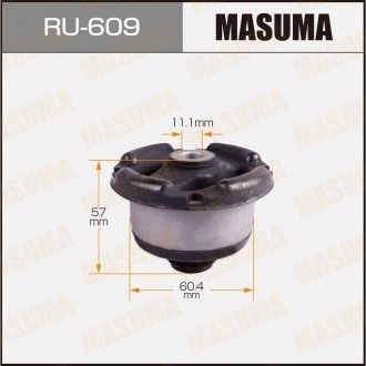 Сайлентблок заднего дифференциала Honda CR-V (01-16) MASUMA RU609 (фото 1)