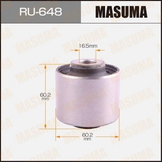 Сайлентблок заднего продольного рычага Mitsubishi Pajero Sport (00-) MAS MASUMA RU648