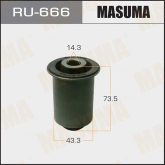 Сайлентблок переднего нижнего рычага Nissan Navara, Pathfinder (05-) MAS MASUMA RU666 (фото 1)