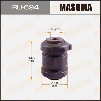 Сайлентблок переднего нижнего рычага передний Mazda 3 (06-13), 5 (10-15) MASUMA RU-694 (фото 1)