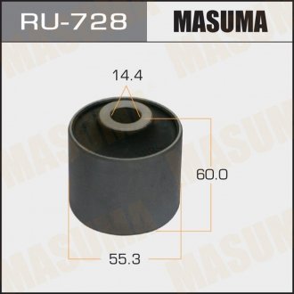 Сайлентблок LAND CRUISER, LX470 / UZJ100L, UZJ100W задн нижн MASUMA RU728