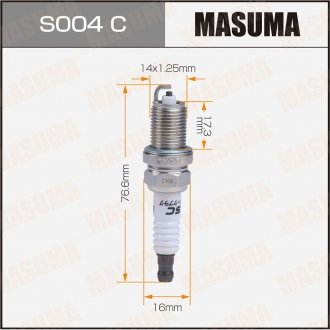 Фото автозапчасти свеча зажигания NICKEL BKR5EYA-11 (2526) MASUMA S004C