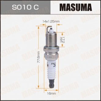 Фото автозапчасти свеча зажигания NICKEL ZFR5F-11 (2262) MASUMA S010C