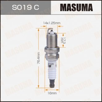 Фото автозапчасти свеча зажигания NICKEL BKR5EYA(2087) MASUMA S019C