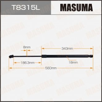 Фото автозапчасти амортизатор багажника L=560mm MASUMA T8315L