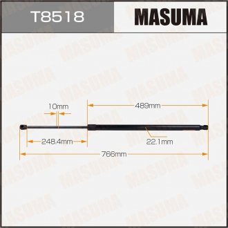 Фото автозапчасти амортизатор багажника L=766mm MASUMA T8518