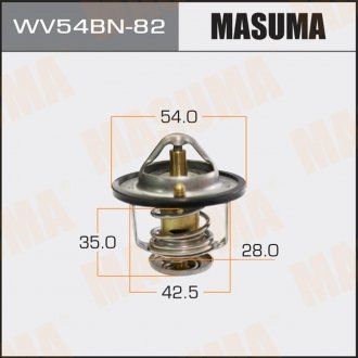 Термостат WV54BN-82 NISSAN X-TRAIL (WV54BN-82) MASUMA WV54BN82 (фото 1)