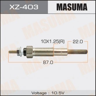 Фото автозапчасти свеча накаливания RF,R2 MASUMA XZ403