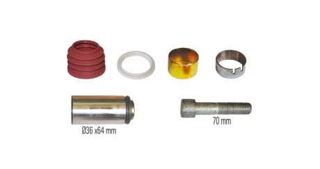 Комплект ремонтний напрямних супорта гальмівного KNORR напр Ø36x64, болт 70 мм (-, SB 5…, SN 5…) MAY 6002-52 (фото 1)