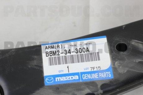 Фото автозапчасти arm(r),lower MAZDA BBM234300A