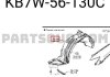 Фото автозапчасти подкрылок передний MAZDA KB7W56130C (фото 4)