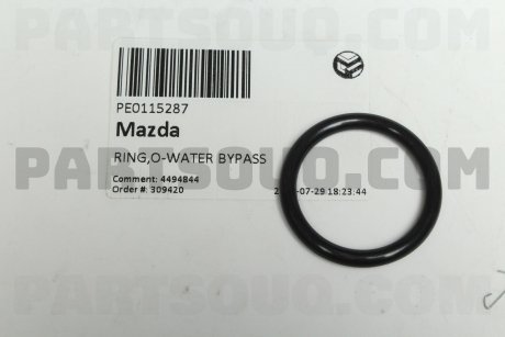 Кольцо уплотнительное MAZDA PE0115287 (фото 1)