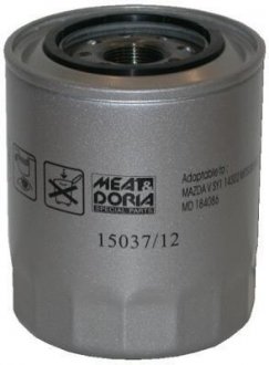 MITSUBISHI Фильтр масла Lancer 1.8D,TD 87-, 2.0D,TD SHOGUN 2.5TD/L2000D/2 MEAT & DORIA 15037/12 (фото 1)
