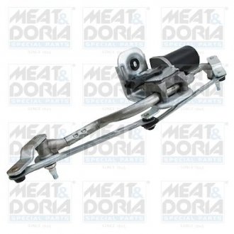 Система тяг и рычагов привода стеклоочистителя (с мотором) FIAT SCUDO 07- MEAT & DORIA 207002 (фото 1)