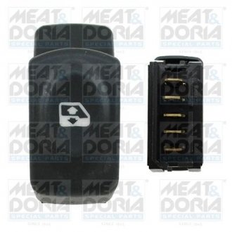 Фото автозапчастини przeјґcznik podn szyby meat&doria renault clio ii/megane/scenic i 1.2-3.0 97- MEAT & DORIA 26100