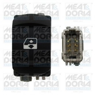 Кнопка подъема стекла RENAULT MEGANE II 1.4-2.0D 09.02- MEAT & DORIA 26181