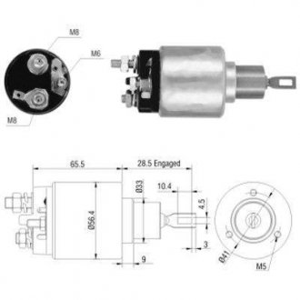 Фото автозапчасти meatdoria opel втягувальне реле astra f 1.8 i (f35, m35) 91-98, kadett e (t85) 2.0 gsi -91, saab 9-5 (ys3e) 2.3 turbo 01-09 MEAT & DORIA 46031