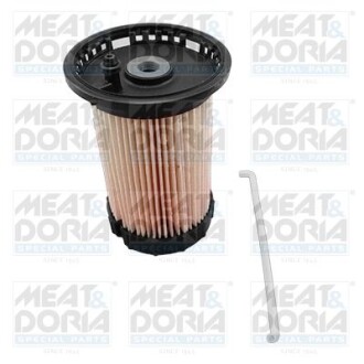 Фото автозапчасти meatdoria vw топливный фильтр vw groupe a3,q3,leon iii,octavia iii, golf vii (5g1/ba5),jetta iv(162),passat (3g2/5),tiguanii (ad1) 1.6-2.0tdi 2012- MEAT & DORIA 5096