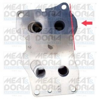 Фото автозапчасти meatdoria citroen масляный радиатор c4 grand picasso,c4,c5 ii,iii,ds4/5,jumpy,fiat scudo,ford focus,kuga,mondeo iv,peugeot,toyota 2.0hdi/tdci 04- MEAT & DORIA 95282 (фото 1)