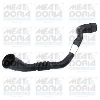 Фото автозапчастини meatdoria патрубок картера vw caddy 1.6 04- MEAT & DORIA 96599