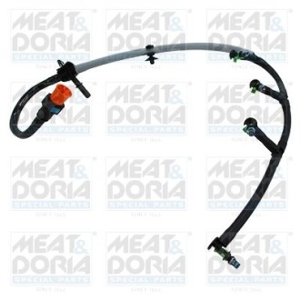 Фото автозапчасти meatdoria трубка обратки jumper 2.2 hdi MEAT & DORIA 98075