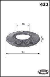Фото автозапчастини фільтр повітряний MECAFILTER EL3773