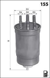 Фильтр топливный в сборе MECAFILTER ELG5290 (фото 1)