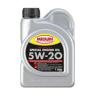 Фото автозапчасти масла моторные SPECIAL ENGINE OIL SAE 5W-20 1 л Meguin 9498