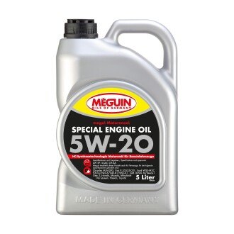 Фото автозапчасти масла моторные SPECIAL ENGINE OIL SAE 5W-20 5 л Meguin 9499