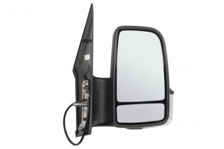 Зовнішнє дзеркало заднього виду права (електричне, опукле, обігрів, short arm) MERCEDES SPRINTER 906; Volkswagen CRAFTER 2E 04.06-06.18 MEKRA 515891212199 (фото 1)
