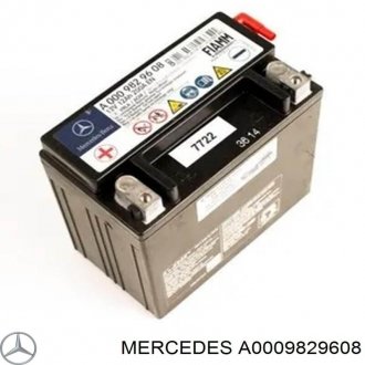Акумуляторна батарея 12AH/200A L+ 12V MERCEDES-BENZ 0009829608 (фото 1)
