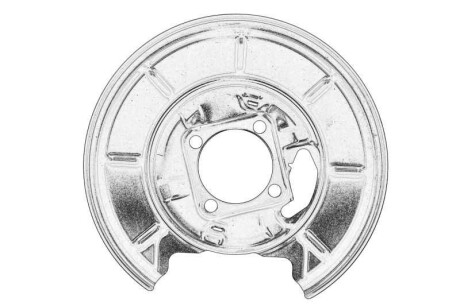 Фото автозапчасти защита тормозного диска задняя левая MERCEDES A (W169), B SPORTS TOURER (W245) 1.5-Electric 09.04-06.12 MERCEDES-BENZ 169 423 01 20