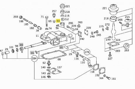 Фото автозапчасти подшипник КПП Мерседес 609D-814D сверху MERCEDES-BENZ 3102680035