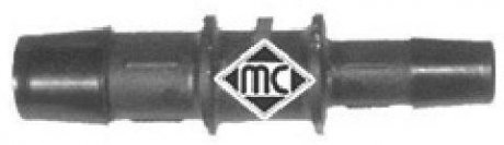 Універсальний пластиковий зєднувач шлангів 13mmX10mm (прямий) Metalcaucho 00048