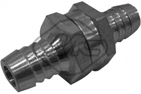 Паливний зворотній клапан 12мм (метал) Metalcaucho 48789