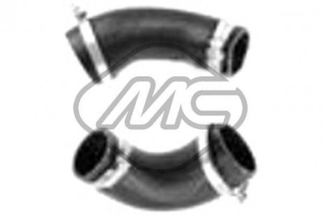 Патрубок интеркулера Ford Focus 2.0 TDCi (10-) Metalcaucho 99317 (фото 1)