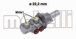 Фото автозапчасти циліндр гідравлічний гальмівний Metelli 05-0677