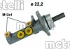 Фото автозапчасти циліндр гальмівний (головний) Seat Leon/VW Golf/Jetta 03- (d=22.2mm) Metelli 051258 (фото 1)