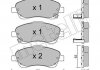 Фото автозапчастини колодки гальмівні (передні) Toyota Avensis 03-08/Corolla Verso 04-09 Metelli 22-0450-0 (фото 1)